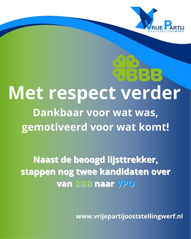 Wederom versterking voor VPO