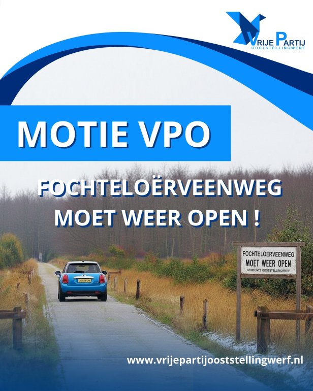 VPO dient motie in!