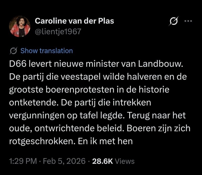 Wij staan wel naast onze boeren!