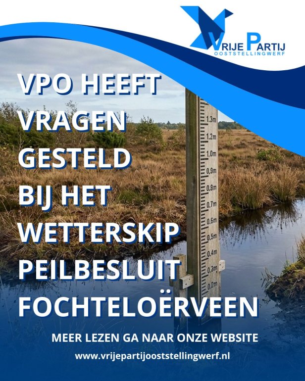 VPO heeft vragen gesteld bij het Wetterskip