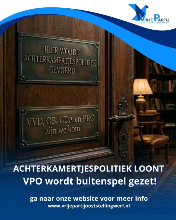 Uitslag wordt genegeerd; VPO buitenspel gezet!